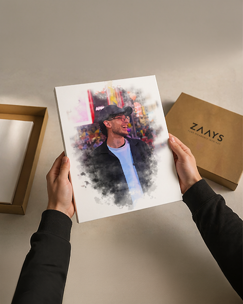 Turn Your Photo Into Art – Custom Watercolor Canvas Portrait